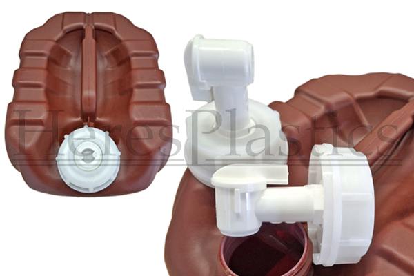 aftapkraantje vatkraan tapkraan sluiting din61 s60x6 61mm binnenin binnenkant inwendig kraandop tapcap schroefdop jerrycandop jerrycan