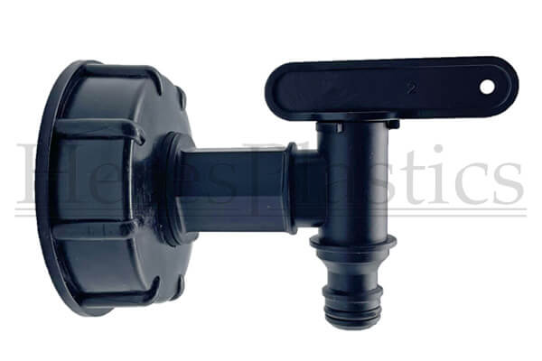 aftapkraan gardena hozelock ibc container watertank jerrycan s60x6 din61 tuinslang regenwater slang-aansluiting regenton tapkraan kraantje